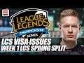 With LCS visa Issues still plaguing players, how will lineups look on opening day? | ESPN Esports
