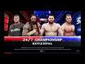 WWE 2K19 Roman Reigns Alt. VS Shane,Shawn,Sami Fatal 4-Way Battle Royal Match WWE 24/7 Title