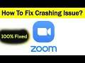 "Zoom" App Keeps Crashing Problem Android & Ios - Zoom App Crash Issue