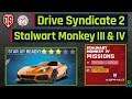 Asphalt 9 - Drive Syndicate 2 | Stalwart Monkey III & IV - All LV3 Missions Completed
