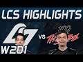CLG vs 100 Highlights LCS Spring 2020 W2D1 Counter Logic Gaming vs 100Thieves LCS Highlights 2020 by