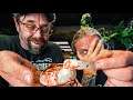 CUTTING HIS FIRST SNAKE EGGS!! NEAR DISASTER!!! | BRIAN BARCZYK