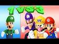 Mario Party 10 - Explore In The Forest. Interesting Adventure. Luigi Vs Waluigi Vs Wario Vs Mario