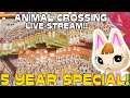OPENING AMIIBO V1 & V2 CARDS and PLAY ANIMAL CROSSING!! || 5 Year Anniversary Special Livestream #12