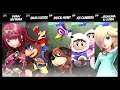 Super Smash Bros Ultimate Amiibo Fights  – Pyra & Mythra #183 Battle at Mario Galaxy