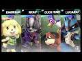 Super Smash Bros Ultimate Amiibo Fights  – Request #18424 Isabelle v Wolf v Duck Hunt v Lucario