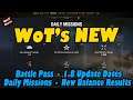 WoT's New | Battle Pass | 1.8 Update Date | Daily Missions & More!