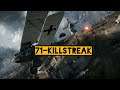 71 Killstreak with Attack Plan gameplay on St Quentin Scar #battlefield1 #6RAG