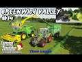 Big silage harvest. Chopping & making silage out of grass | Greenwich Valley #14 | FS19 4K TimeLapse