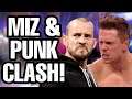 CM PUNK & MIZ HEATED EXCHANGE FOLLOWING WWE BACKSTAGE!!!