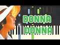 Joan Baez ~ Donna, Donna (Piano Tutorial Synthesia)