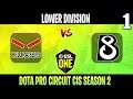 ESL One DPC CIS | HR vs B8 Game 1 | Bo3 | Lower Division | DOTA 2 LIVE