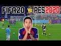 FIFA20 vs PES2020 ⚽️ PSG vs Juventus | Barça vs Manchester City | Gameplay Comparacion