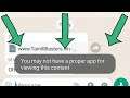 Fix whatsapp you may not have a proper app for viewing this content for android | Problem Solved