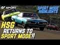 HSG Returns to SPORT MODE!! - Online Racing Highlights!