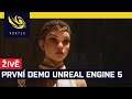 První demo Unreal Enginu 5 na PS5. Sledujte záznam streamu s českým komentářem