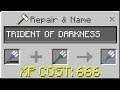 Repairing the TRIDENT OF DARKNESS in Minecraft! (Realms SMP EP53)