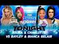 SmackDown: Charlotte Flair & Asuka Vs Bianca Belair & Bayley #SmackDown #WWE #WWE2KMods