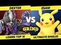 Smash Ultimate Tournament - Dexter (Wolf) Vs. ESAM (Palutena) The Grind 92 SSBU Losers Top 16