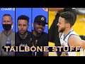 📺 Stephen Curry tailbone talk: “Rick said he’s fine”, “stay warm”, mental fortitude, took a charge