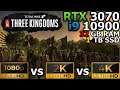 Total War THREE KINGDOMS  | 1080p vs 1440p vs 2160p | RTX 3070 | i9 10900 | 32GB RAM | 1TB SSD