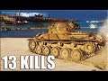 13 фрагов за бой Type 64 World of Tanks
