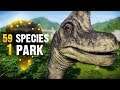 59 SPECIES, 1 PARK! | Part 5 (Jurassic World: Evolution All-Species Park)