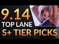 BEST Champions TIER LIST - 9.14 Top Lane OP Picks You MUST Main | League of Legends Meta Guide