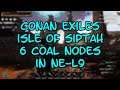 Conan Exiles Isle of Siptah 6 Coal Nodes in NE -L9