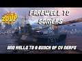 Farewell Somers and Hello World of Warships CV Nerfs