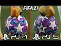 FIFA 21 PS5 vs PS4 Graphics and Gameplay Comparison
