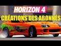 Forza Horizon 4 : Créations des Abonnés