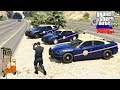 GTA 5 Roleplay #438 Highway Patrol Speed Trap Catching Speeders - KUFFS FiveM