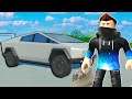 I Bought a Tesla Cybertruck to Help Me Escape the Police! (Roblox Southwest Florida)