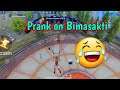I did Prank with two Enemy's in Bimasakti Tower 😂 FreeFire funny Moment🤣 #shorts #freefireshort