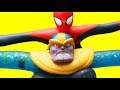 New Marvel Heroes Of Goo Jit Zu Large Thanos | Stretchy Spider-Man | Hulk Smash