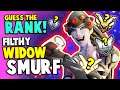 STOP This FILTHY Widow SMURF! | Overwatch Guess the Rank!
