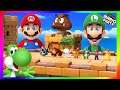 Super Mario Party Minigames #285 Yoshi vs Mario vs Luigi vs Goomba