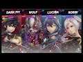 Super Smash Bros Ultimate Amiibo Fights – Request #15349 Dark Pit & Wolf vs Robin & Lucina