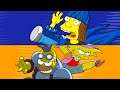 The Simpsons Game - Sparklemon (Jimbo, Ralph And Sherri & Terri) Boss Fight