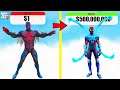 $1 SPIDERMAN Vs $1,000,000 GOD LEVEL SPIDERMAN In GTA 5! | GTA5 AVENGERS