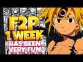 1 WEEK PLAYING F2P HAS BEEN GREAT!! NOW THE DIFFICULTY STARTS! | Seven Deadly Sins: Grand Cross