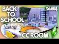 ✏️📒 🖍️BACK TO SCHOOL | THE SIMS 4 ITA | CC ROOM BUILD ✏️📒🖍️