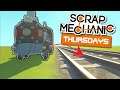 BUILDING trains that PUT themselves on THE TRACK!- Scrap Mechanic Thursdays