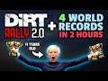 Dirt Rally 2.0 - 11 Year Old gets 4 World Records in 2 Hours (not clickbait)