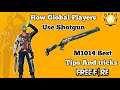 How Global Player Use Shotgun(M1014) 🔥Best Pro Tips and Tricks! Garena Free Fire