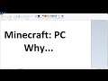 Minecraft: PC - Why...