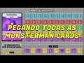 PEGANDO TODAS AS MONSTERMAN CARDS AO VIVO | Kindergarten 2