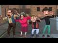 Scary Robber Home Clash 3D Animation & Scary Teacher 3D - Felix, Lester, Francis, Miss T Dancing