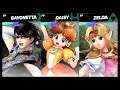 Super Smash Bros Ultimate Amiibo Fights  – Request #19320 Bayonetta vs Daisy vs Zelda